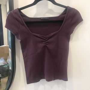 Brandy Melville plum tee